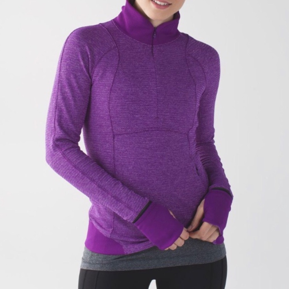 NWOT Lululemon Runderful Long Sleeve Half Zip Sz 4